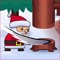 Christmas is here and timberman Santa Claus is on an epic chop quest to cut wood