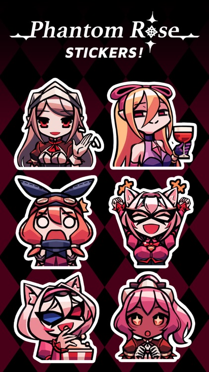 Phantom Rose Stickers