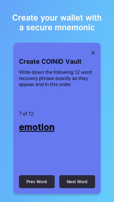 COINiD Vault screenshot 3