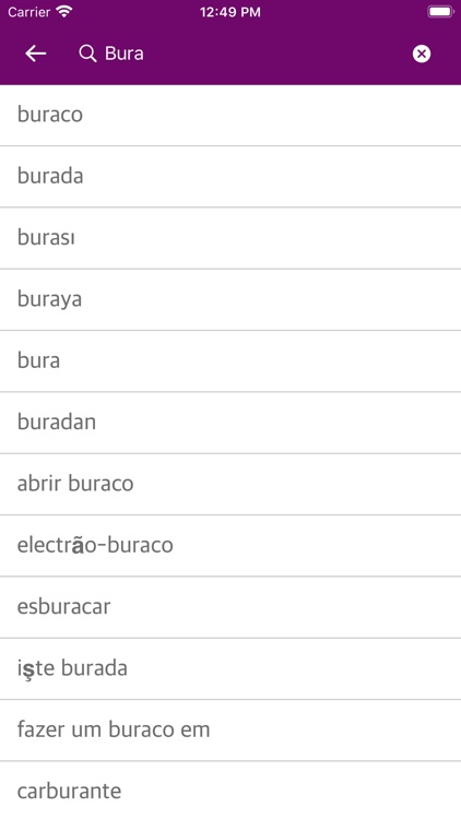 Portuguese-Turkish Dictionary screenshot-3