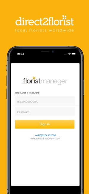 D2F Florist Manager