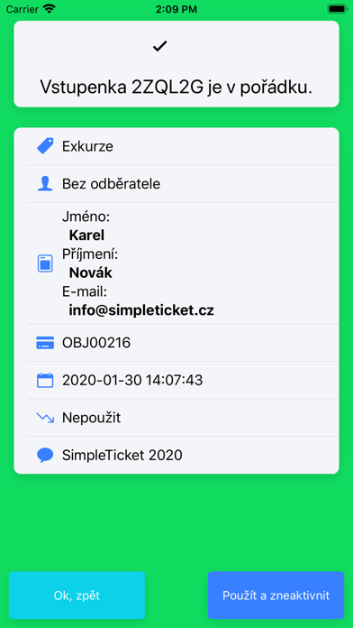 SimpleTicket.cz screenshot 3