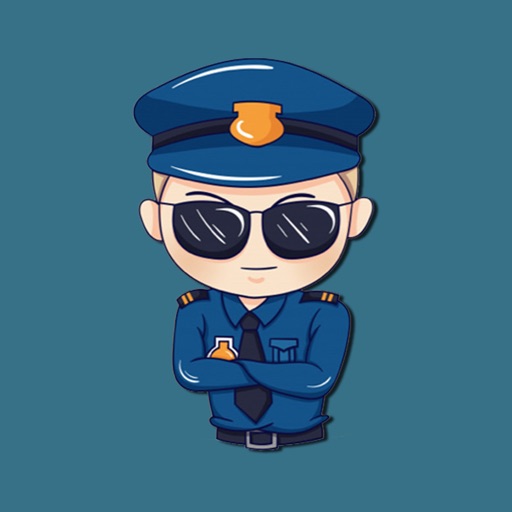 Policeman Stickers iOS App