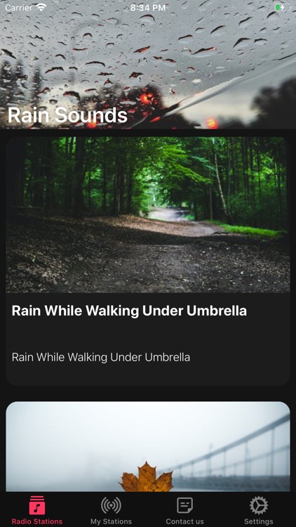 Rain Sounds App