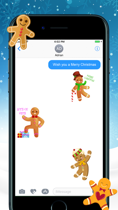 How to cancel & delete Gingerbread Christmas Stickers from iphone & ipad 2