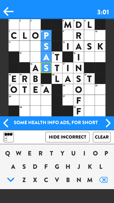 Crossword • screenshot 2