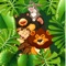 ANIMALS IN BUSH quick reaction iOS game