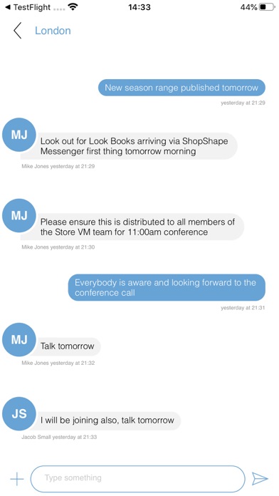 ShopShape Messenger screenshot 2