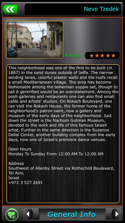TelAviv Offline Map Guide