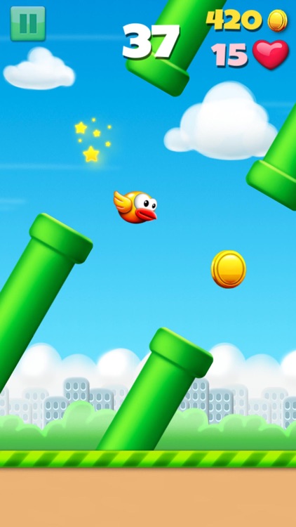 Flying Bird: jump! Fly & Fall screenshot-3