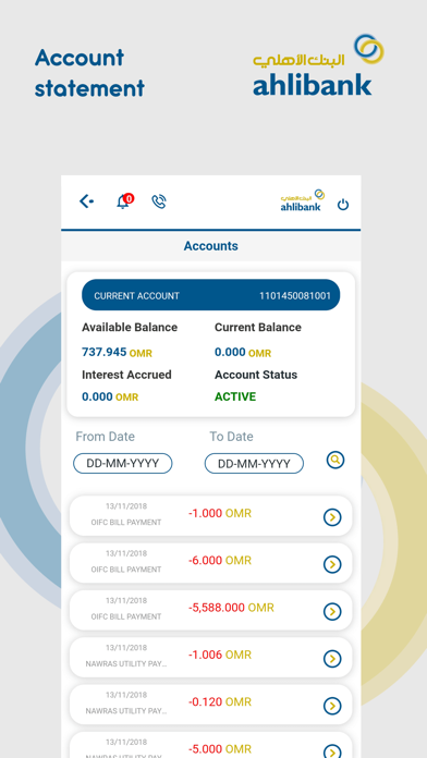 How to cancel & delete Ahlibank M-Bank from iphone & ipad 3