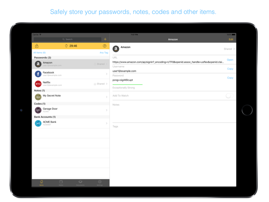 Stashword - Password Manager and Secure Wallet screenshot