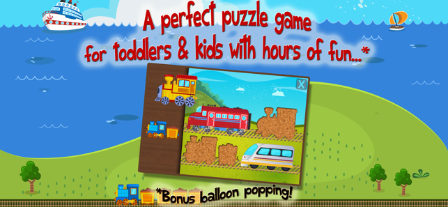 Train Puzzles for Kids