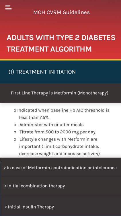 National Diabetes Guidelines