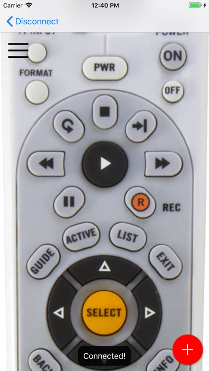 Remote control for DirecTV