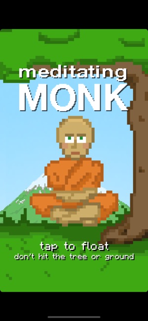 Meditating Monk