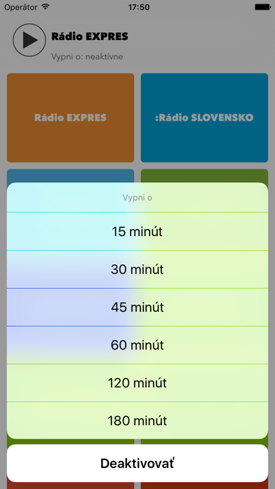 Slovak radios, raw screenshot 2