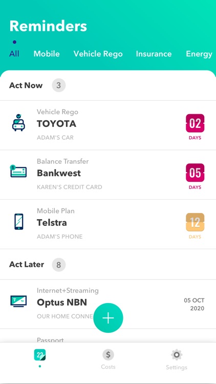 GetReminded: Organise & Save