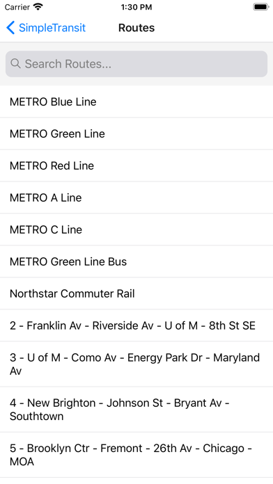 SimpleTransit Metro screenshot 3