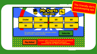 Mr. Darts - Cricket/01 Scorer screenshot 3