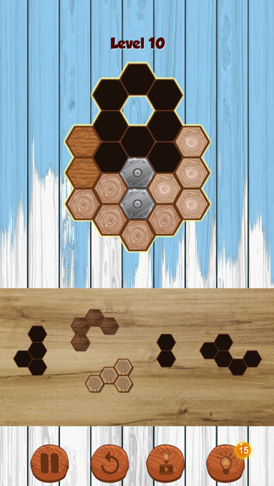 Hexa Wooden Block Puzzle! screenshot 4