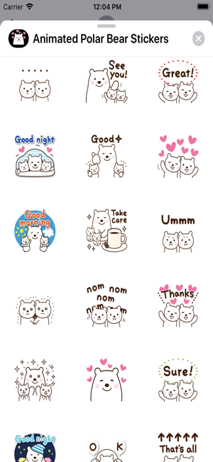 Animated Polar Bear Stickers(圖3)-速報App