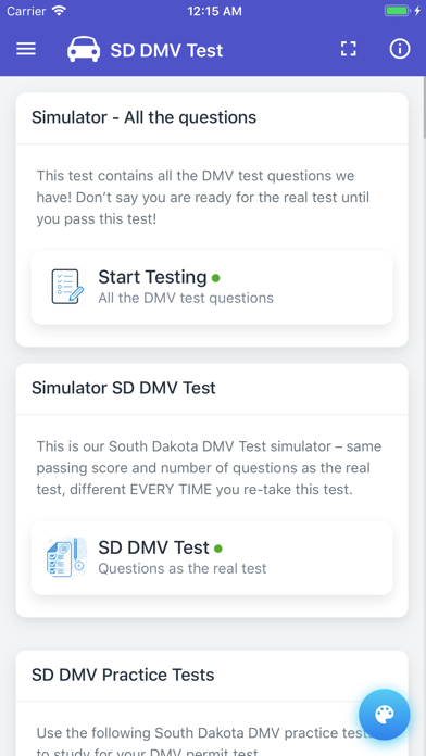 South Dakota DMV Practice Test screenshot 3
