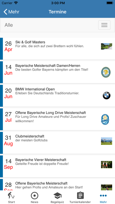 Bayerischer Golfverband screenshot 3