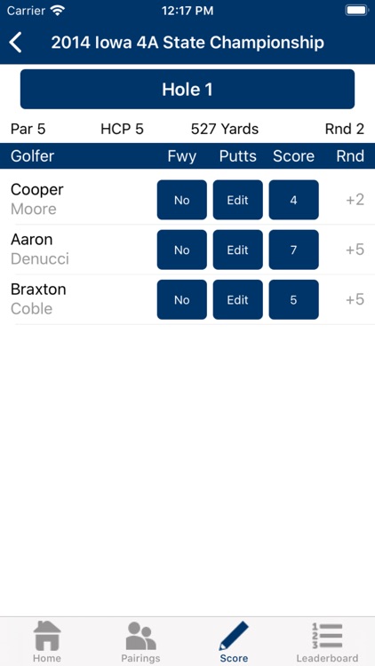 IA Boys Golf