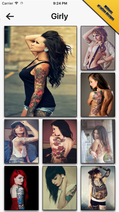 Tattoo Designs App review screenshots