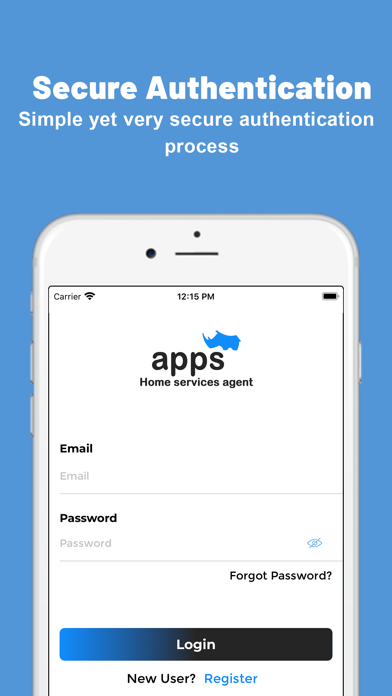 Appsrhino homeservices agent screenshot 2