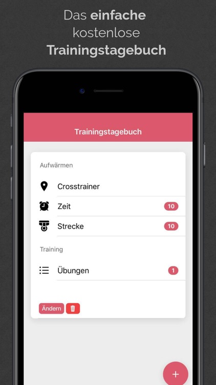 Einfaches Trainingstagebuch