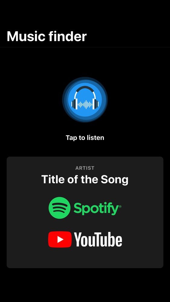 Music Finder - Recognize Songs App for iPhone - Free Download Music