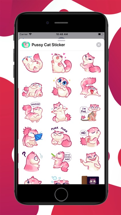 Pussy Cat Animal Stickers