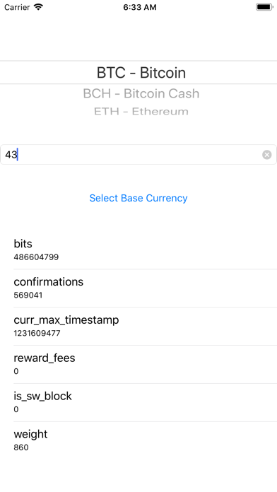 Cryptocurrency Block Explorer screenshot 2