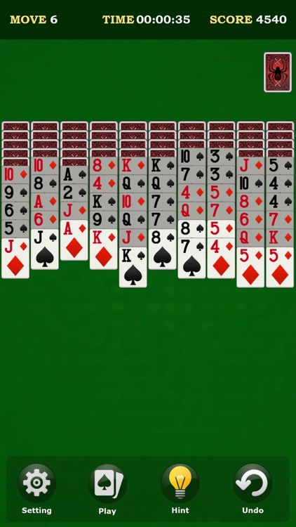 Spider Solitaire - Card screenshot-4