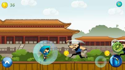 screenshot of Ninja Hatto kid runner hero 3