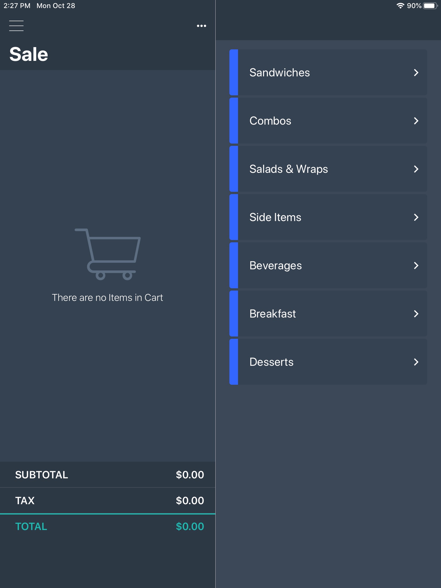 iSell - Mobile Point of Sale screenshot 2
