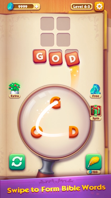 screenshot of Bible Word Puzzle 1