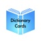 You can search meaning of words to use keywords searchThen, the words you searched is automatically put into Flash Cards 