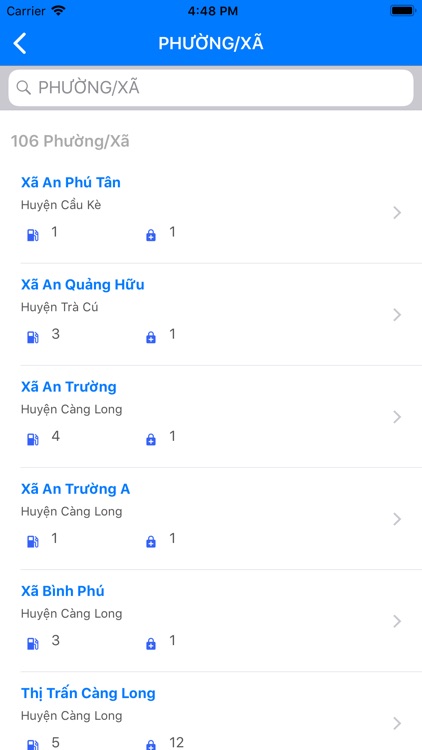 GIS Xăng dầu - Y tế Trà Vinh screenshot-4