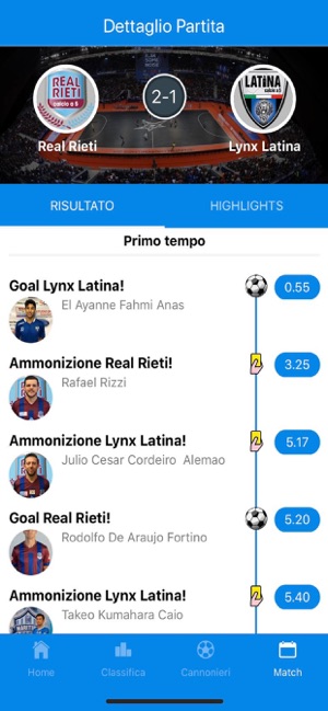 Live Futsal Italia(圖6)-速報App