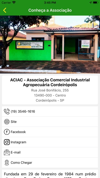 ACIAC Cordeirópolis