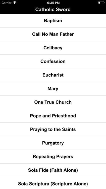 Catholic Sword Apologetics