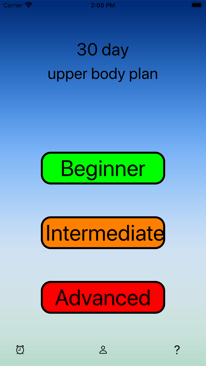 30 Day Upper Body Plan