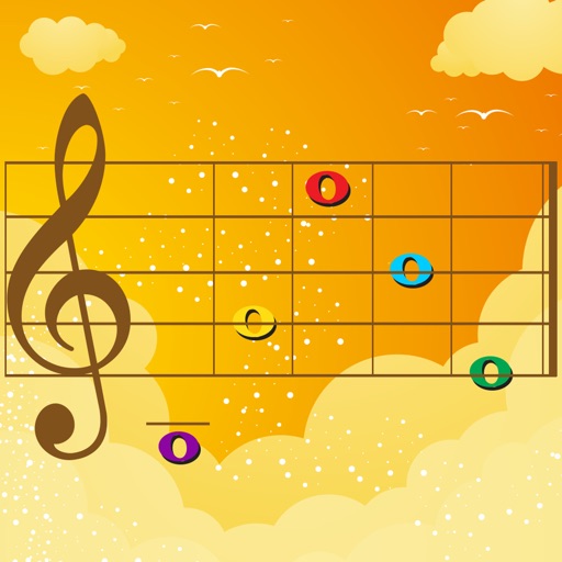 Musical Staff Game For Baby icon