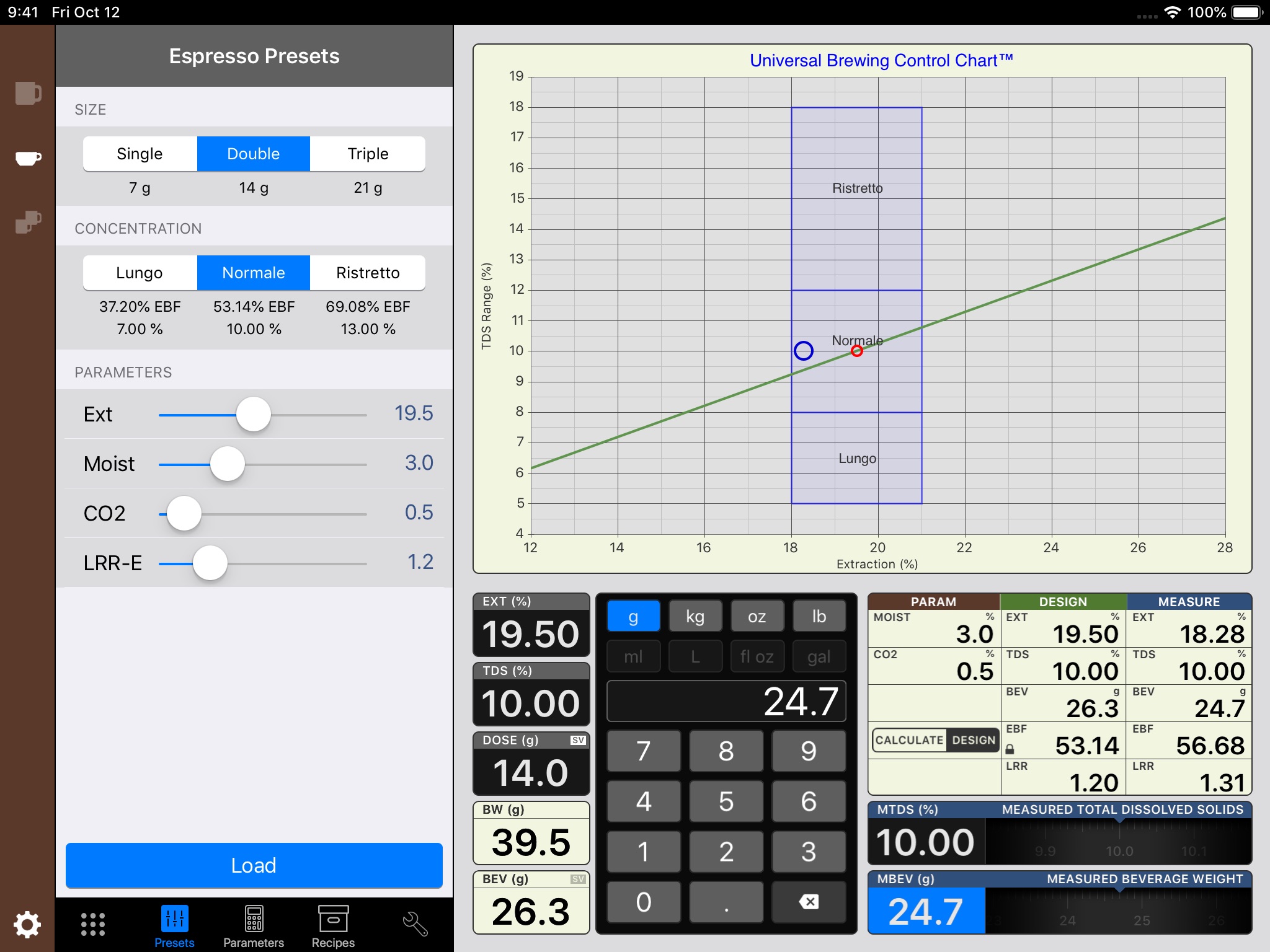 VST CoffeeTools™ for iPad screenshot 2