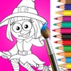 Halloween Coloring Color Book