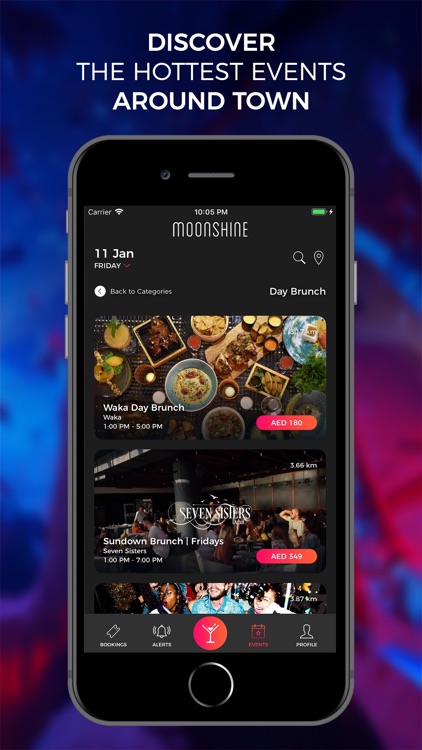 Moonshine App: Nightlife Guide