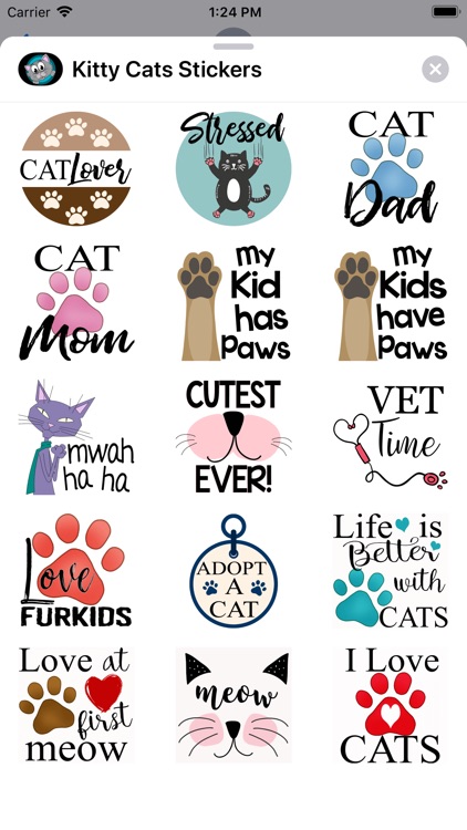 Kitty Cats Stickers